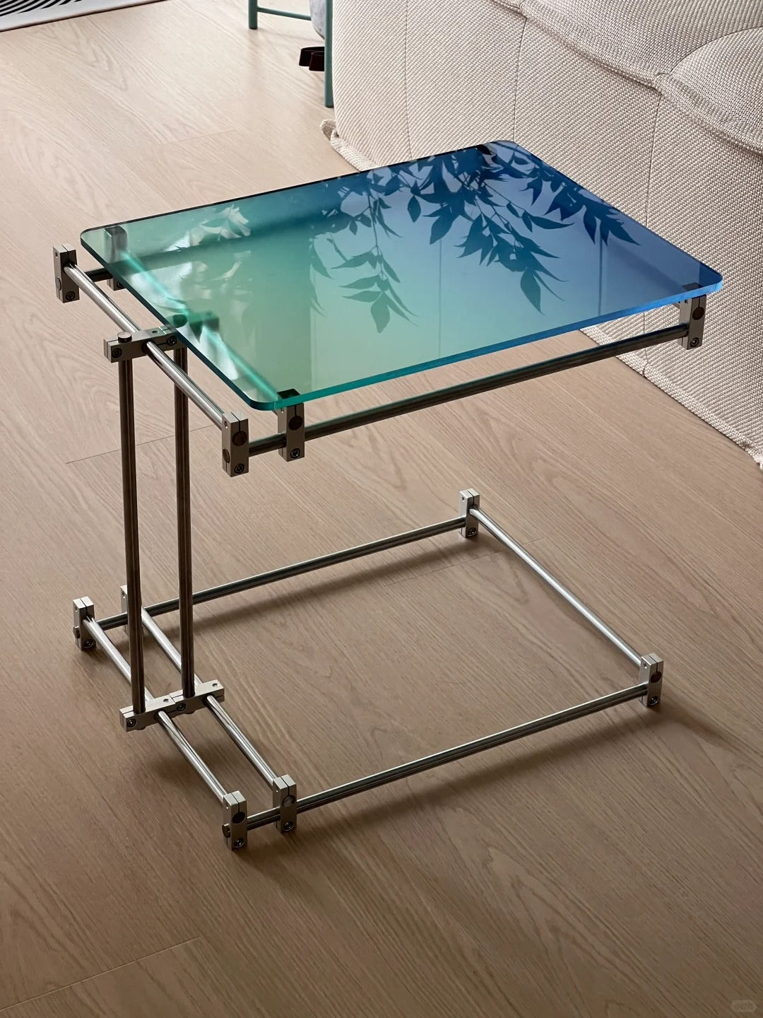 Frosted acrylic double layer storage rack B