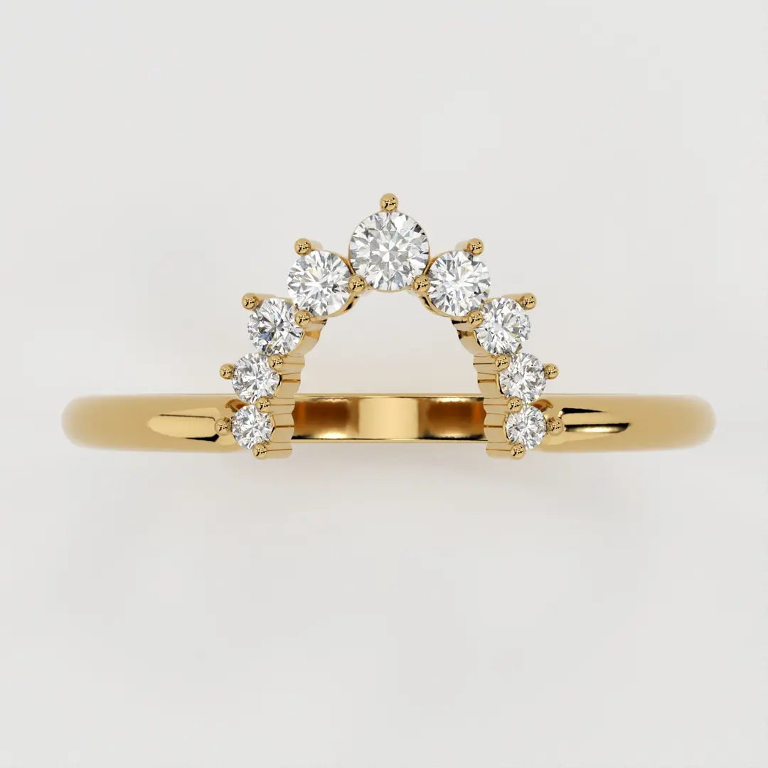 The Harper Ring 18K Gold Set G With Lab Grown Diamonds