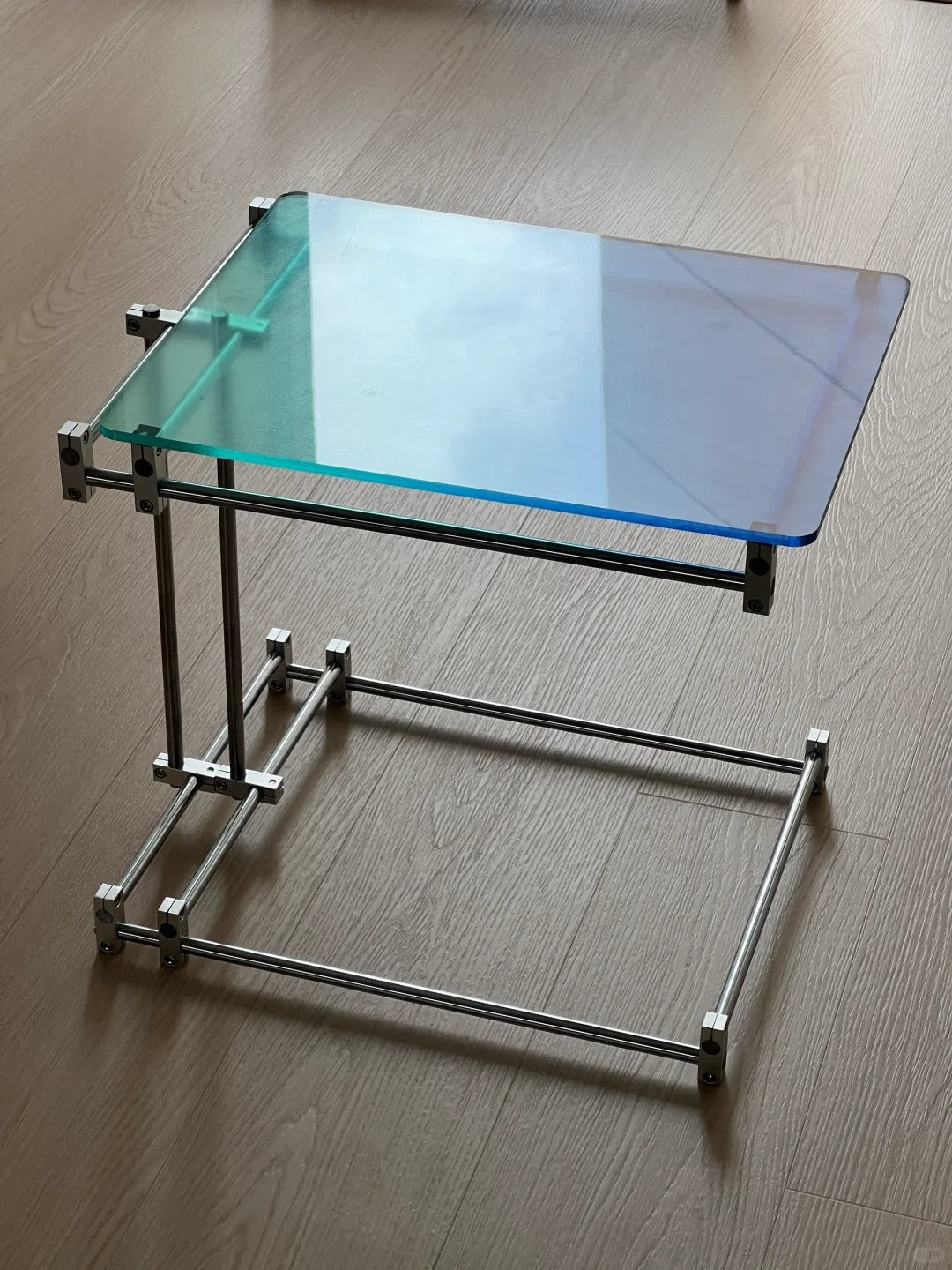 Frosted acrylic double layer storage rack B