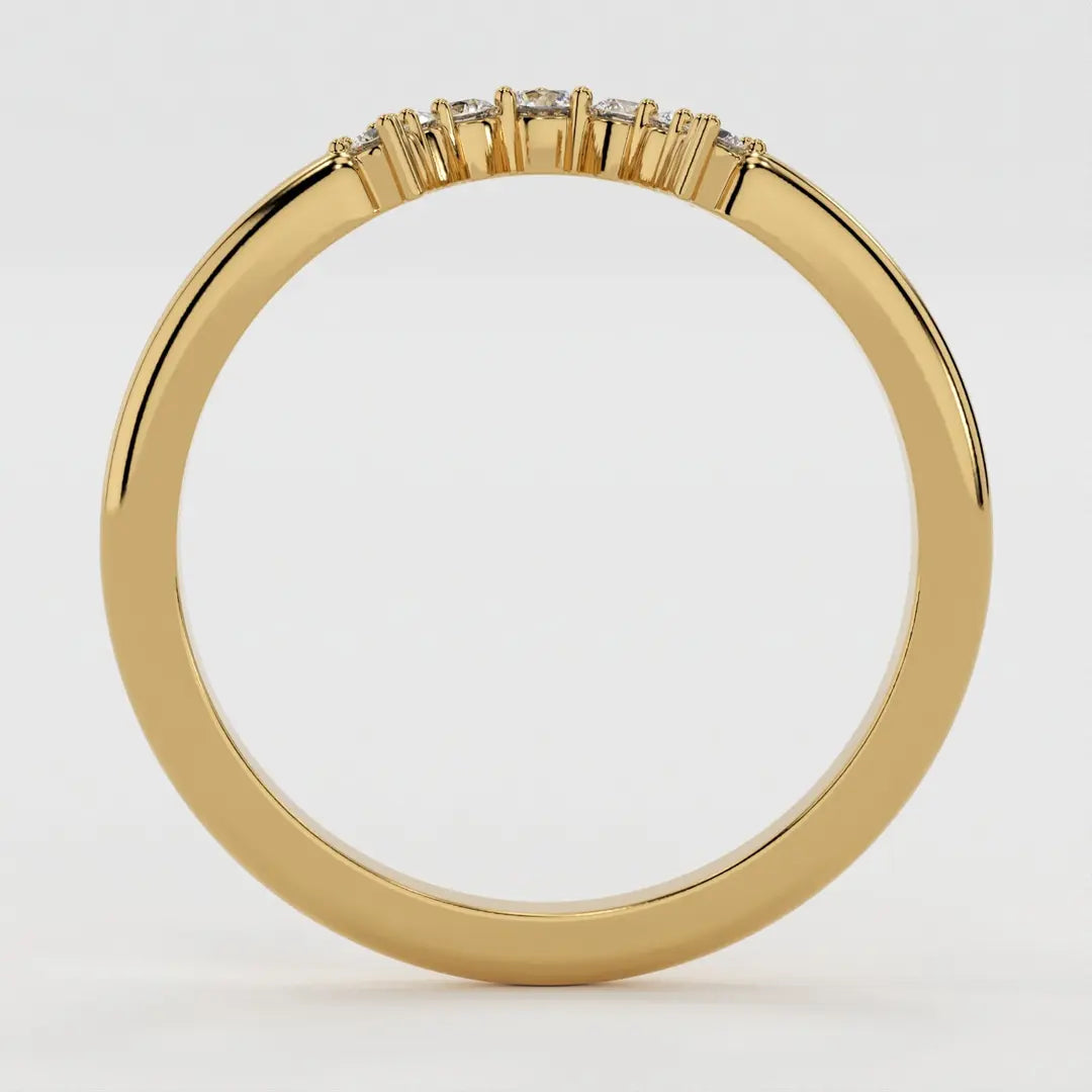 The Harper Ring 18K Gold Set G With Lab Grown Diamonds
