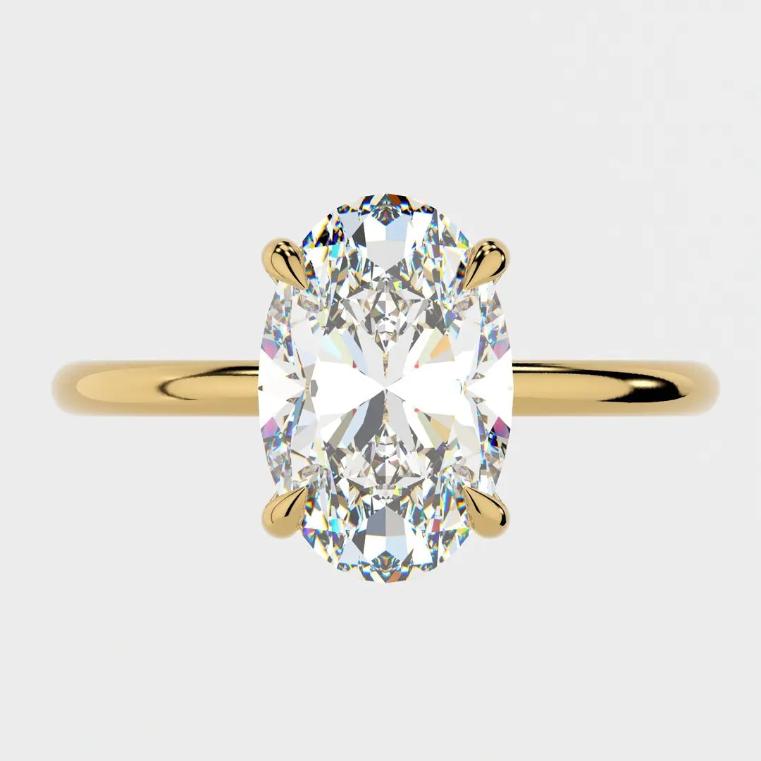 The Harper Ring 18K Gold Set G With Lab Grown Diamonds
