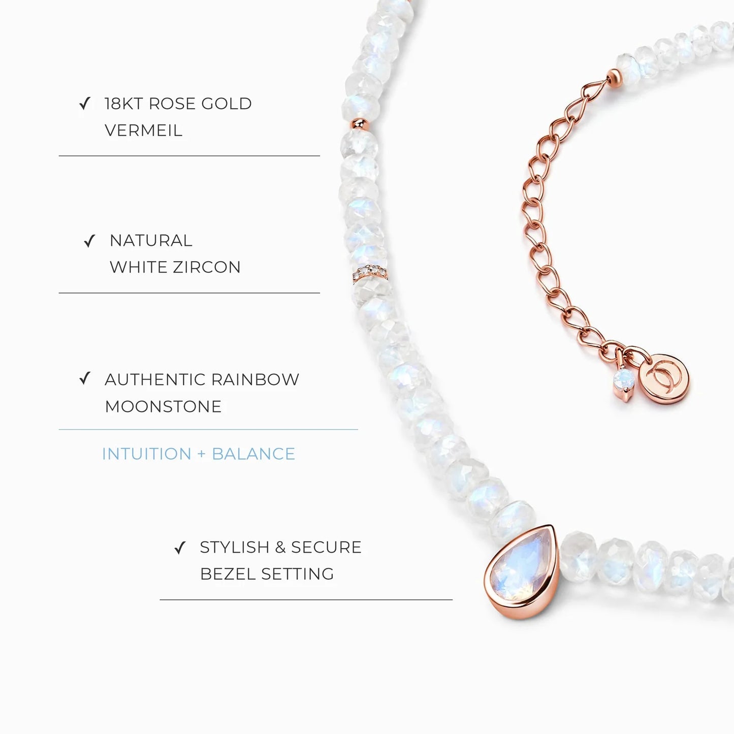 Moonstone Necklace B