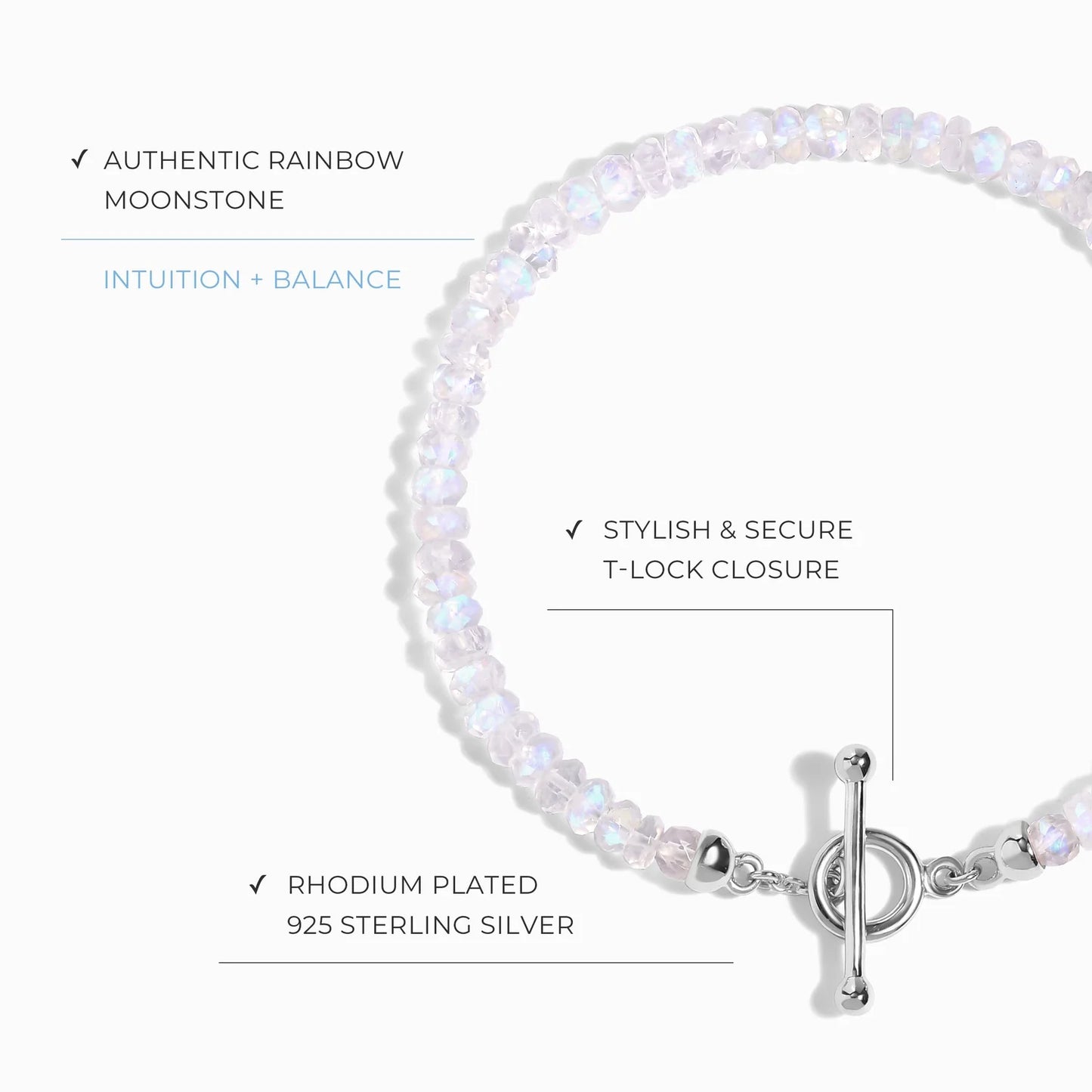 Moonstone Bracelet A