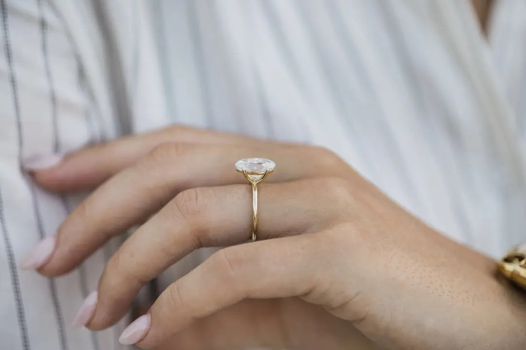 The Harper Ring 18K Gold Set G With Lab Grown Diamonds