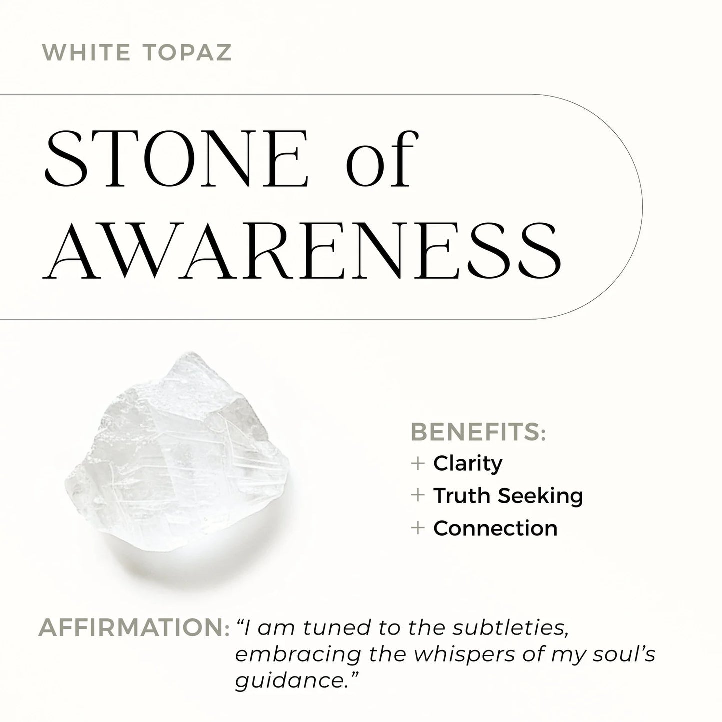 Clear Topaz Ring A