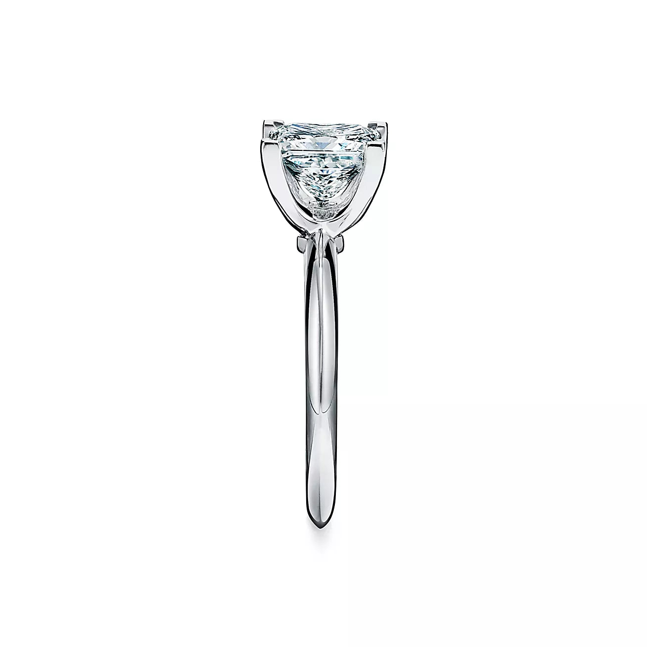 Engagement Ring with a Princess Cut Gem
