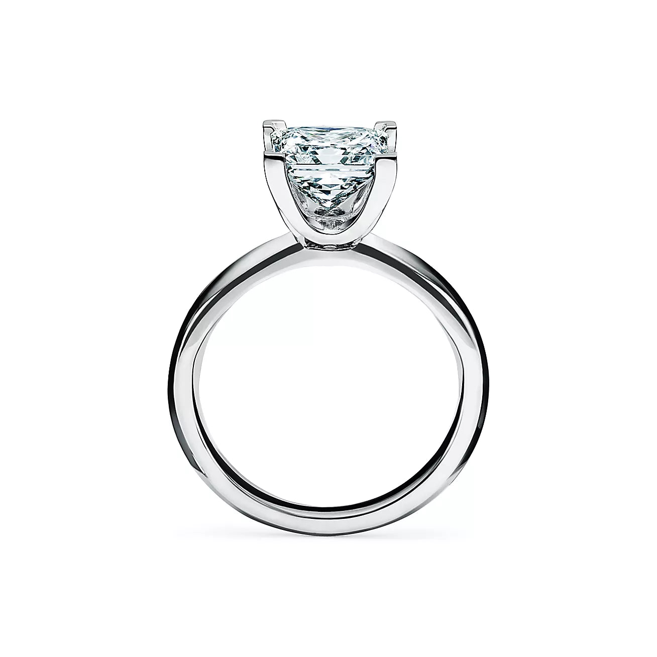 Engagement Ring with a Princess Cut Gem