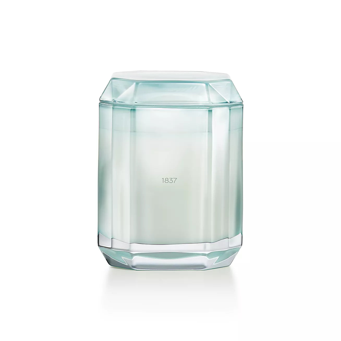 1837 Candle in Sapphire-colored Glass