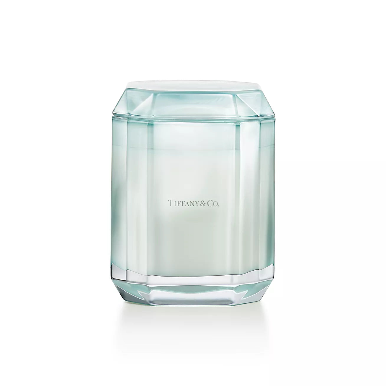1837 Candle in Sapphire-colored Glass