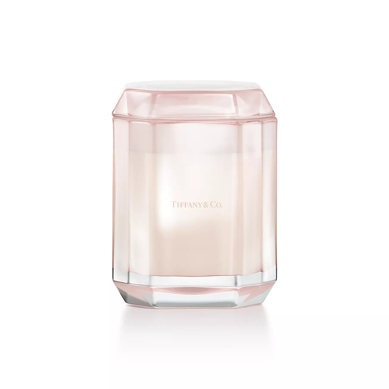 57th & Fifth Candle in Morganite-colored Glass