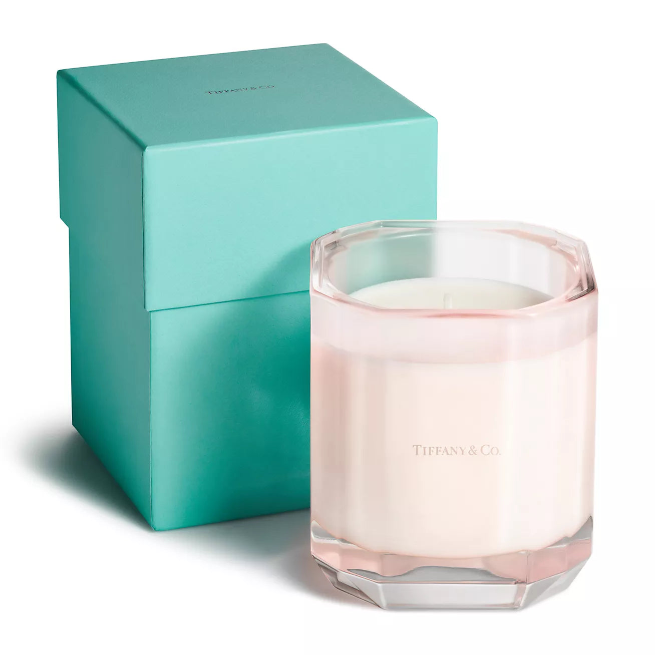 57th & Fifth Candle in Morganite-colored Glass