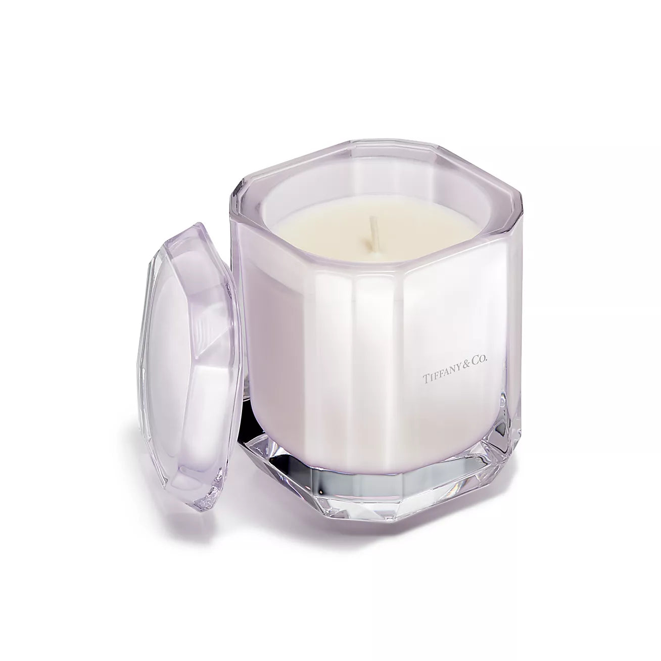 About Love Candle in Kunzite-colored Glass