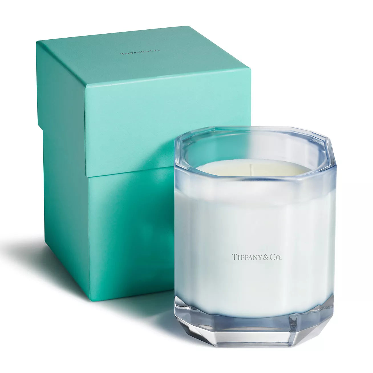 Blue Is the Color of Love Candle in Tanzanite-colored Glass