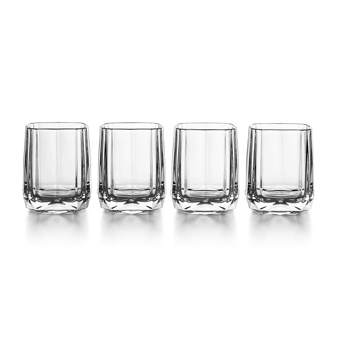 Shot Glasses Set of Four, in Crystal Glass