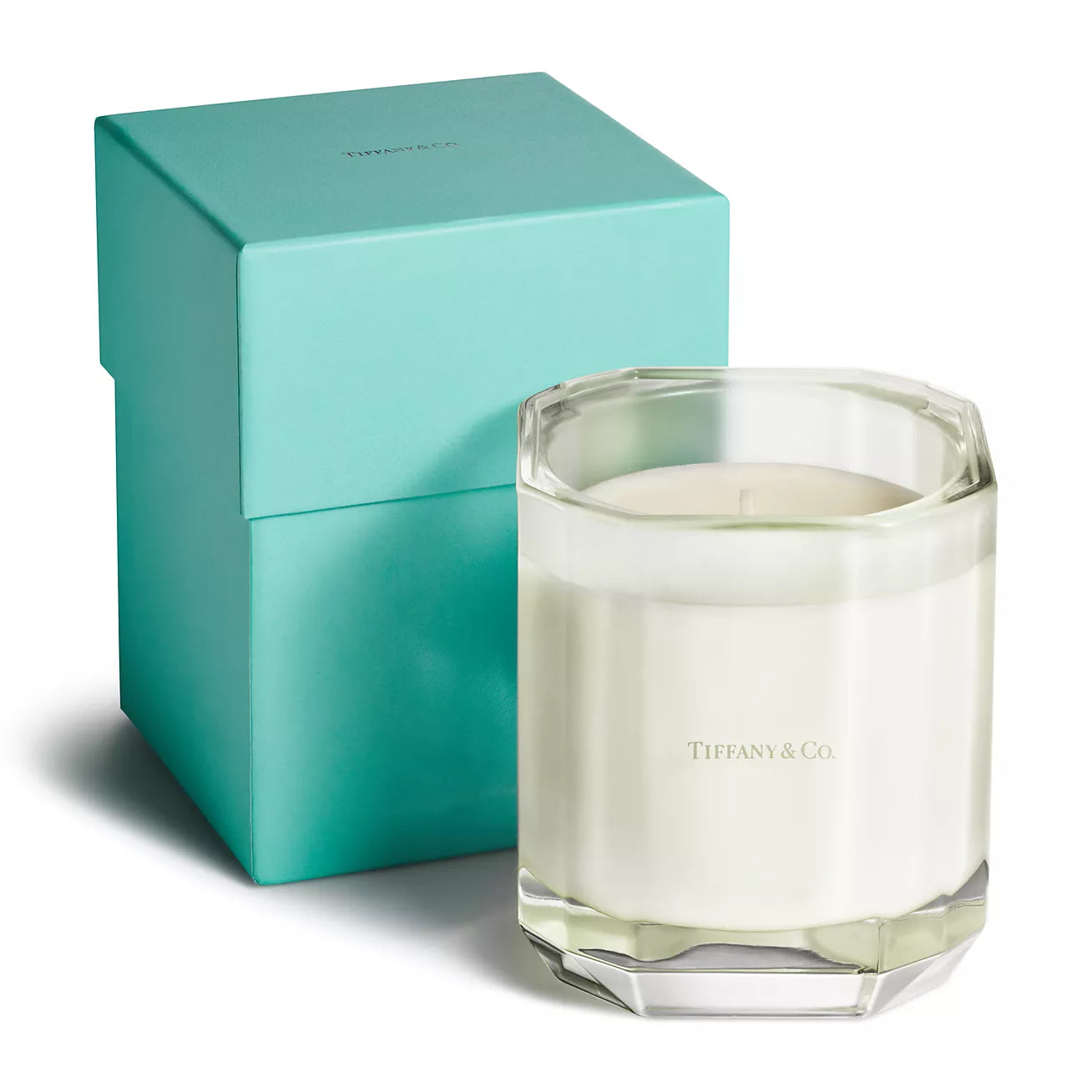 The House of Tiffany Candle in Tsavorite-colored Glass