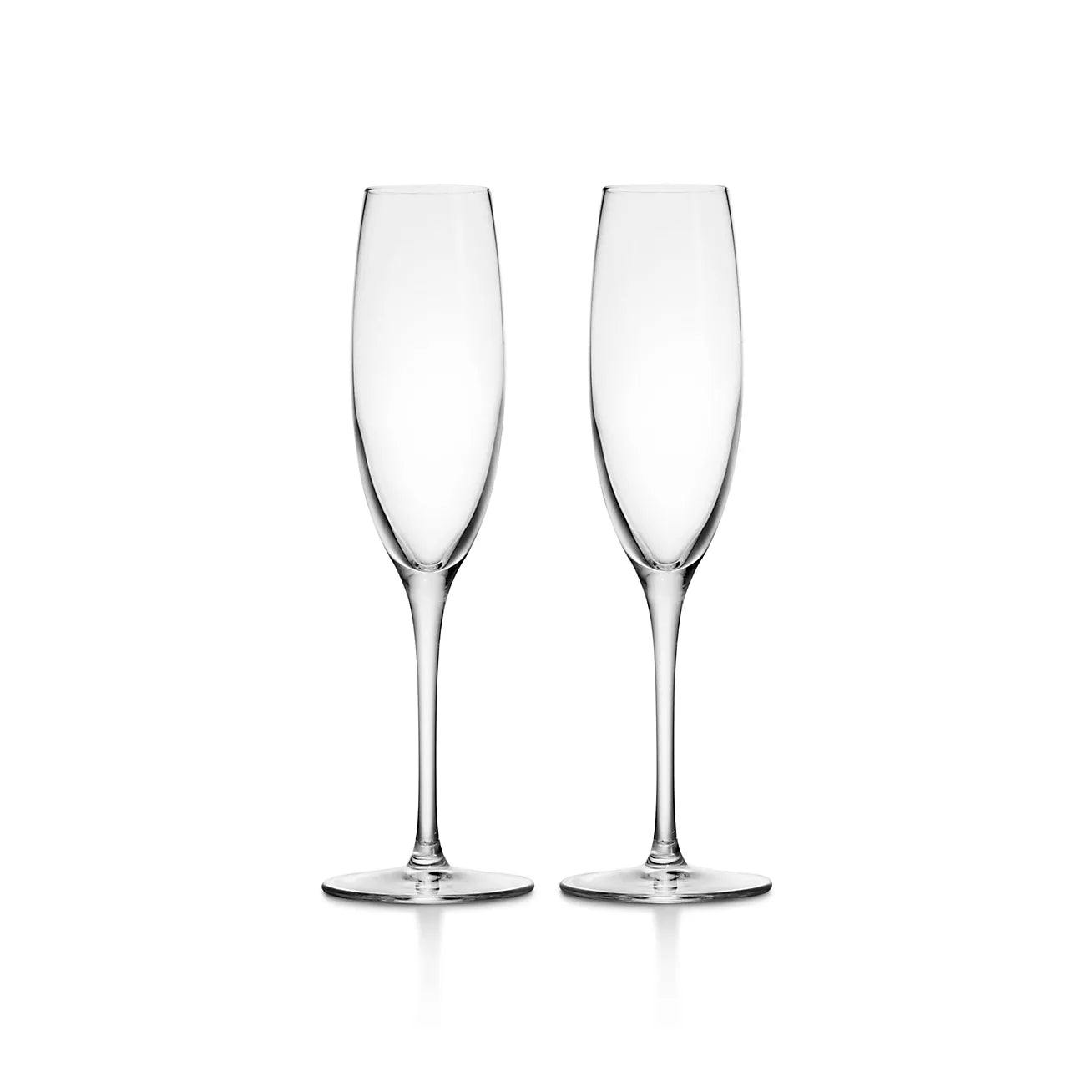 All-purpose Champagne Glasses in Crystal Glass, Set of Two