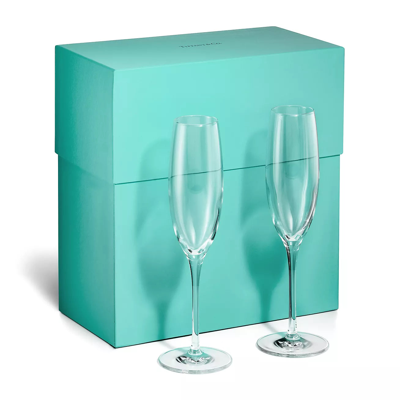 All-purpose Champagne Glasses in Crystal Glass, Set of Two