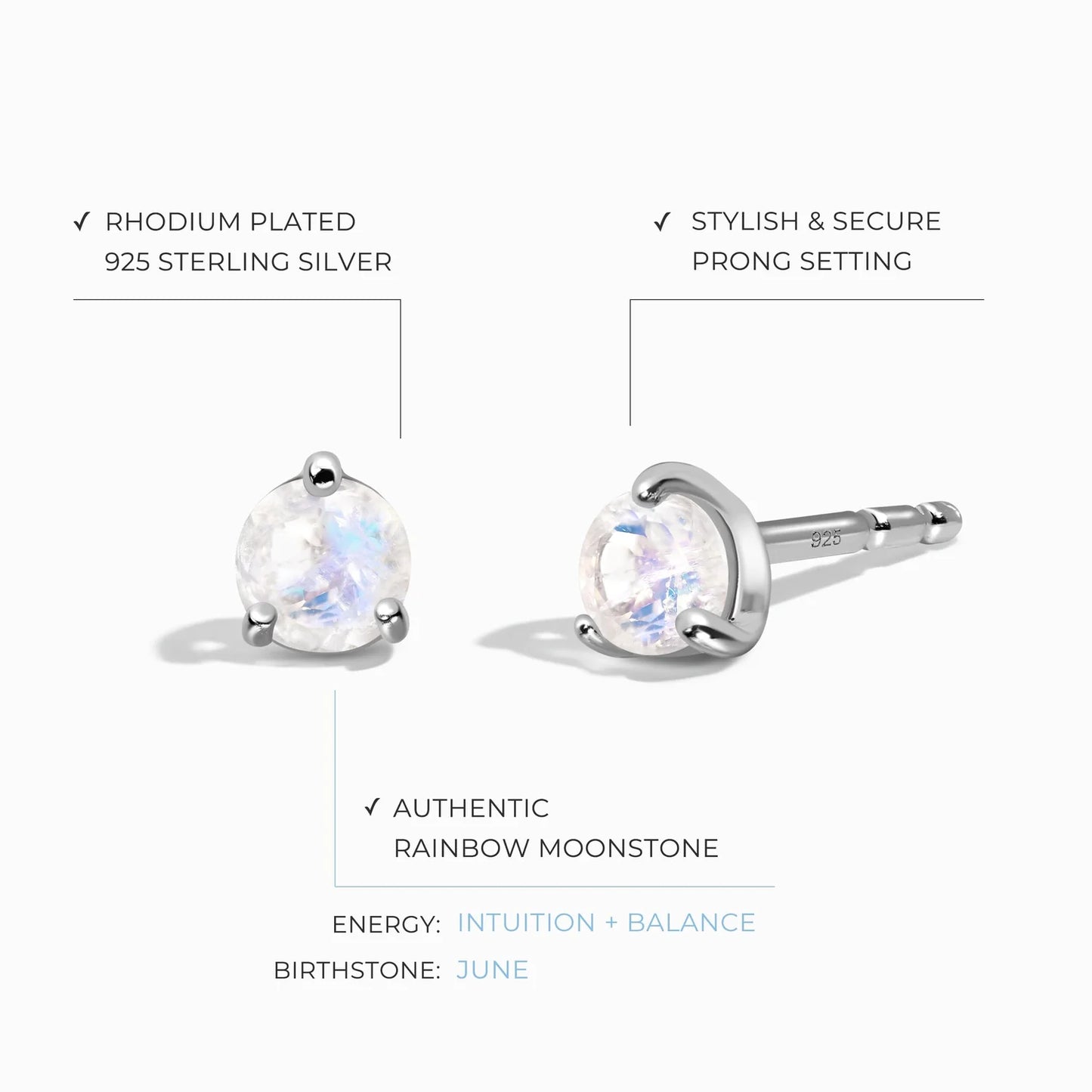 Moonstone Earring A
