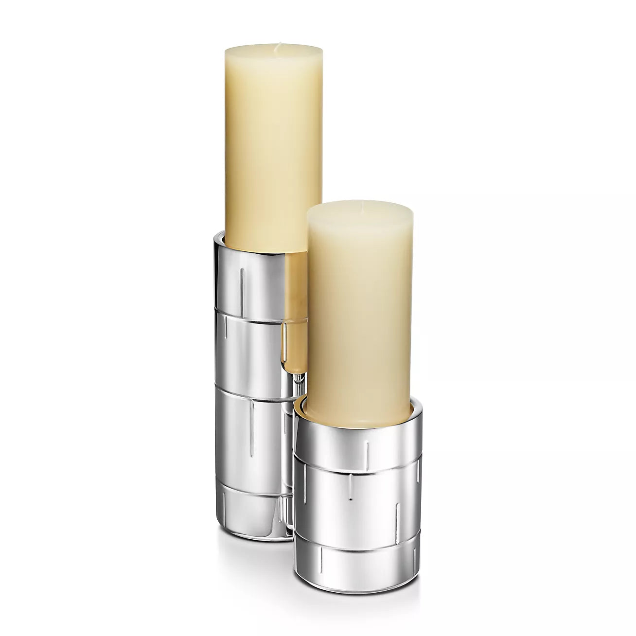 Pillar Candleholder in Sterling Silver
