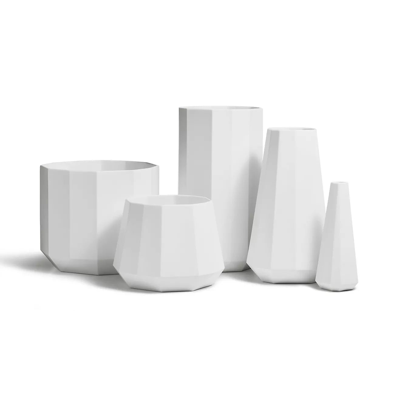 Medium Tapered Vase in Bone China
