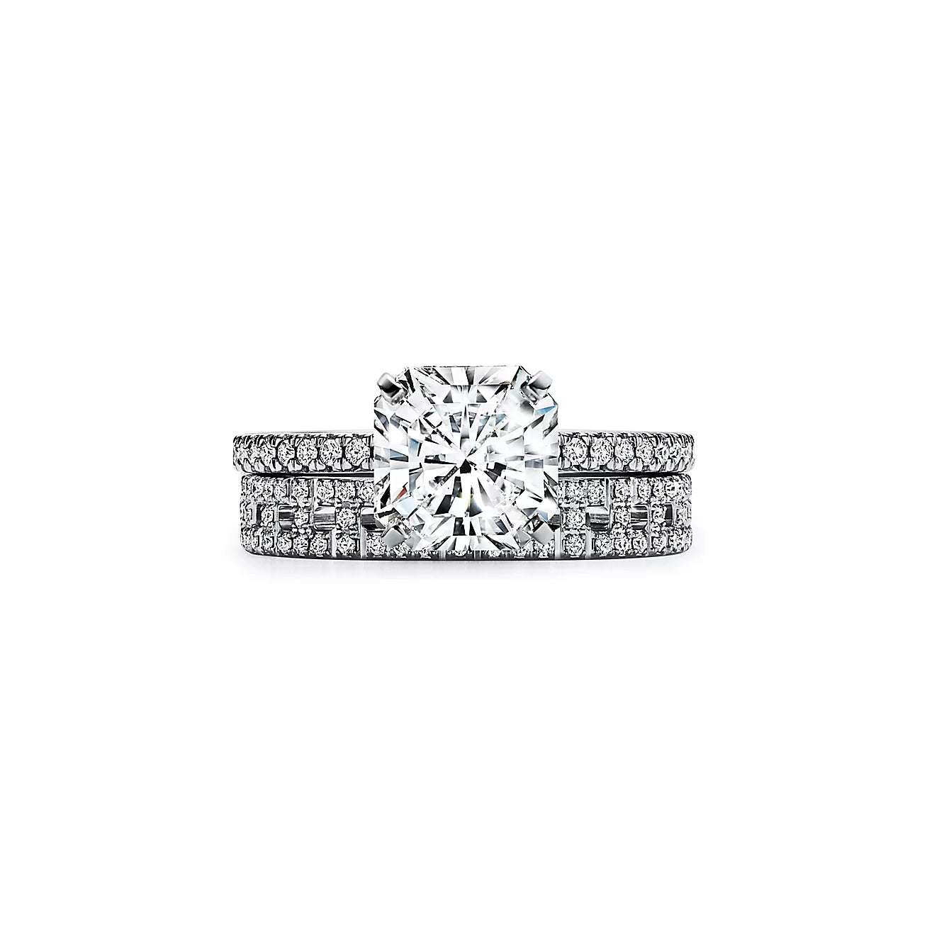 Engagement Ring with a HEFFF Cut Gem